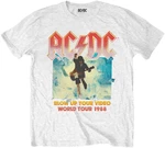 AC/DC Maglietta Blow Up Your Video Unisex White S