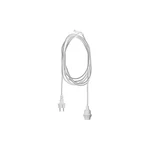 Biały kabel z końcówką na żarówkę Star Trading Ute, dł. 2,5 m