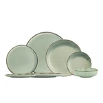 24-częściowy zestaw zielonych porcelanowych naczyń Kütahya Porselen Pearl 24-częściowy zestaw zielonych porcelanowych naczyń Kütahya Porselen Pearl