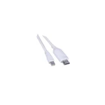 Kábel PremiumCord Mini DisplayPort / HDMI, 2m (kportadmk01-02) biely Tento kabelumožňuje propojit novou generaci notebooků MacBook, MacBook Pro, or Ma