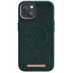 Kryt na mobil Njord Jord na Apple iPhone 13 (SL14142) zelený ochranný kryt na mobil • na iPhone 13 • materiál: koža islandského lososa • norma odolnos