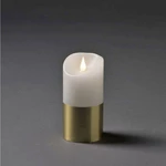 Konstsmide 1821-600 LED sviečka z vosku   biela teplá biela