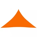Tieniaca plachta trojuholníková 5 x 5 x 6 m oxfordská látka Dekorhome Oranžová,Tieniaca plachta trojuholníková 5 x 5 x 6 m oxfordská látka Dekorhome O