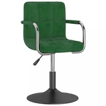Otočná stolička kov / zamat Dekorhome Tmavo zelená,Otočná stolička kov / zamat Dekorhome Tmavo zelená