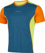 La Sportiva Tracer T-Shirt M Storm Blue/Lime Punch XL Tricou