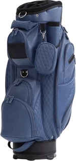 Jucad Style Dark Blue/Leather Optic Borsa da golf Cart Bag