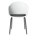 Białe krzesło Unique Furniture Topley