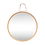Lustro z bambusową ramą ścienne ø 60 cm Mood – Hübsch