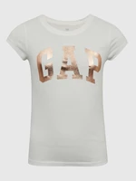 White Girl's T-Shirt GAP