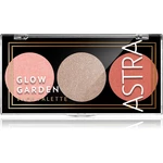 Astra Make-up Palette Glow Garden paleta rozjasňovačov odtieň Unconvential Sakura 7,5 g