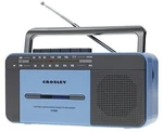 Crosley Cassette Player Blue Radio retro