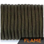 Multifunkční lano Flame Cord 4 mm – Army Green (Barva: Army Green)