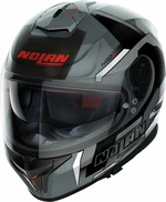Nolan N80-8 Wanted N-Com Slate Grey White/Black XL Helm