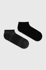 Ponožky Calvin Klein 2-pak pánske, čierna farba, 701226646