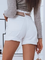 Women's denim shorts WERA white Dstreet