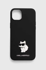 Puzdro na mobil Karl Lagerfeld iPhone 15 Plus / 14 Plus 6.7'' čierna farba