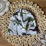 Kojenecká čepička Mamatti, Dino - šedá/khaki, vel. 92-98 (18-36m)