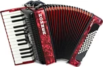 Hohner Bravo II 48 Rouge Accordéon à touches