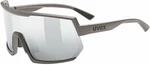 UVEX Sportstyle 235 Oak Brown Matt/Mirror Silver Cyklistické okuliare