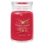 YANKEE CANDLE Signature Vonná sviečka veľká 2 knôty Sparkling Cinnamon 567 g