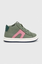 Dětské kožené sneakers boty Camper K900338 TWS FW zelená barva