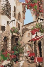 Zuty Maľovanie podľa čísiel Talianska ulička