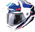 Scorpion ADX-2 CAMINO Pearl White/Blue/Red S Helm
