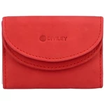 Dámská kožená peněženka červená - Diviley Skaidra