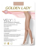 Golden Lady  Vely 15 den punčochové kalhoty 5-XL melon/odstín béžové