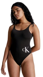 Calvin Klein Dámska sada - jednodielne plavky, čelenka a osuška KW0KW02087-BEH M