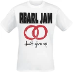 Pearl Jam Camiseta de manga corta Don't Give Up Unisex Blanco XL