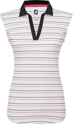 Footjoy Sleeveless Striped Lisle Black S Camiseta polo