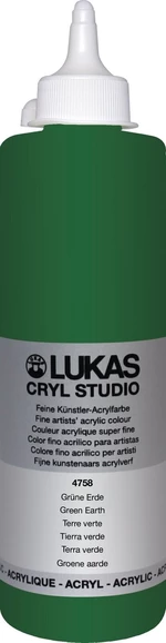 Lukas Cryl Studio Acrylfarbe 500 ml Green Earth