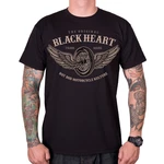 Triko BLACK HEART Wings  M  černá