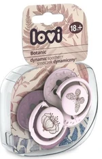 LOVI Dudlík silikonový dynamický Botanic 18m+ 2 ks