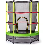 Cross Trampolína so sieťou červeno čierna 140 x 140 x 160 cm