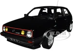 1989 Volkswagen Golf GTI Match Black Metallic 1/18 Diecast Model Car by Norev