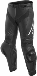 Dainese Delta 3 Black/Black/White 58 Spodnie skórzane
