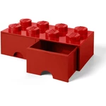 LEGO® Úložný box 8 so zásuvkami Červená