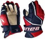 Bauer S22 Vapor 3X Pro Glove SR 15 Navy/Red/White Hokejové rukavice