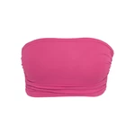 Women's Fuchsia Bandeau Top