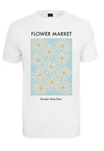 Women's T-shirt from the flower market white