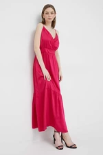 Šaty Artigli růžová barva, mini