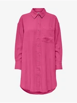 Dark Pink Long Shirt ONLY Corin-Aris - Women