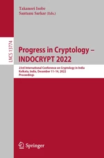 Progress in Cryptology â INDOCRYPT 2022