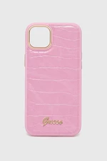 Obal na telefon Guess iPhone 14 Plus 6,7'' růžová barva