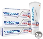 Sensodyne Sens&Gum bieliaca zubná pasta 3 x 75 ml