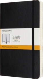 Moleskine Expanded - zápisník - linkovaný, černý L