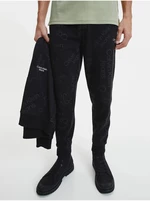 Black men's patterned sweatpants Calvin Klein Jeans