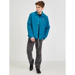 Blue Men's Light Waterproof Jacket Diesel - Mens